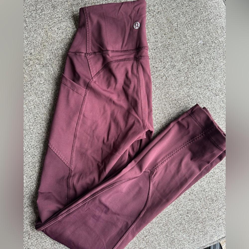 Lululemon All the right places pant. Maroon size 4